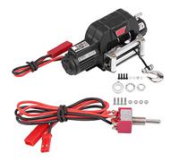 CHICIRIS RC Winch Metal Plastic Crawler Winch with Control System 72 X 32 X 31 Mm for 1 10 RC Crawler Off Road Car for HSP Axial SCX10 D90 HPI Trail Recovery