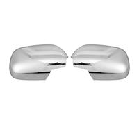 CHICIRIS Rearview Mirror Cover, 2PCS Chrome Plated Side Mirror Caps Protect From Scratches Dust Easy Installation for FJ120 Surf Hiace 2002-2016