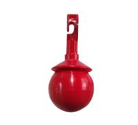 CHICIRIS Red Aluminum Alloy Rolling Ball Cane Tip Lightweight Accessory for Blind Mobility 3.07x1.50in