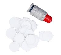 CHICIRIS Refillable Coffee Pods, 50 Pack Reusable Plastic Coffee Capsules with Aluminum Foil Lids, for Original Line Machines