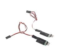 CHICIRIS Remote Control Car Light Switch, RC Accessory for 3rd Channel Receiver with Easy Installation, 6V 1A Output for 4 Lights Control