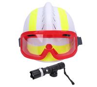 CHICIRIS Rescue Helmet F2, Safety Hard for Construction Fire Search Rescue, Adjustable Reflective Heat Proof Work At Height (White)