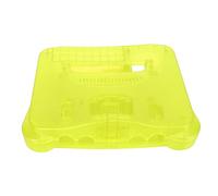 CHICIRIS Retro Video Game Console Case, Well Made Exquisite Colorful Stain Resistant ABS Replacement Shell for N64, with Mounting Reset and Power Button (Transparent Green)