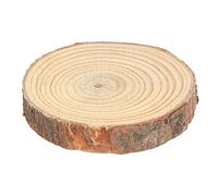 CHICIRIS Round Pine Wood Slices Natural Unfinished Craft for Coasters Centerpieces Wedding Decorations 1 X Wood Slice, 5" Diameter Easter Christmas Festivals (Type 1 5~6cm)