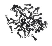 CHICIRIS Rubber Brake Bleeder Screw Caps for Automotive and Motorcycle Brake System 50 Pack