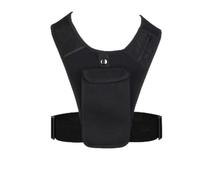 CHICIRIS Running Vest Phone Holder, Lightweight Adjustable Waistband with Reflective Pocket for Maps and Energy Bars, for Running and Cycling