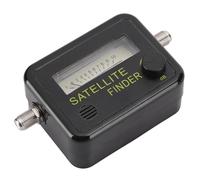 CHICIRIS Satellite Finder Signal Strength Meter Black Digital Screen for Easy Adjustment Portable for Anytime Use Sturdy Material