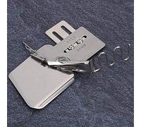 CHICIRIS Sewing Hemmer, 4 Fold Industrial Stainless Steel Tape for Lockstitch Machine, with No Need to Change Presser Foot, Suitable for Garment Hem and Non Woven Fabrics (20mm)