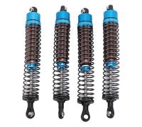 CHICIRIS Shock Absorbers Kit, Professional Damping System, Aluminum Alloy, Enhance Balance and Response, 110mm RC Oil Filled, Lightweight Yet Enduring, Upgrade Suspension Performance, (Blue)