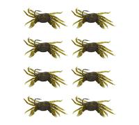 CHICIRIS Silicone Crab Lure 13cm, Soft Fishing Bait with Hooks for (Green