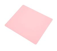 CHICIRIS Silicone Craft Mat Durable Flexible Anti Skid for Projects Kitchen 10.98x9.41in Bright Color (Pink)
