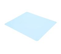 CHICIRIS Silicone Craft Mat Durable Flexible Anti Skid for Projects Kitchen 10.98x9.41in Bright Color (Blue)