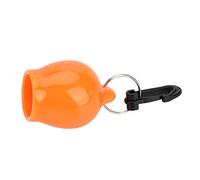 CHICIRIS Silicone Mouthpiece Cover, Snap Clip, Lightweight Portable Diving Mouthpiece Cap for Universal Fit, Prevent Dirt and Sand Entry with Great Protection, Made of Food-Grade (Orange)