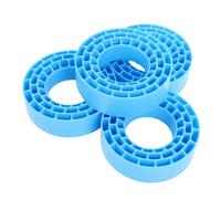 CHICIRIS Silicone RC Tire Insert 4 Pack, 1.55 Inch Precise Fit Lightweight Hollow Design, TearProof Strong Sealing, for RC Cars Off Road Muddy Sandy Waterlogged Terrain Advanced Players (Blue)