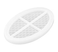 CHICIRIS Silicone Tray Mold Durable Fruit Tray Craft for Coffee Tea Decorative Use 20 X 13 X 1.8cm (Oval Fish Scale Mold)
