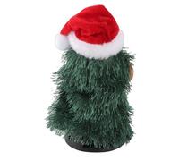 CHICIRIS Singing Dancing Xmas Tree Cute Plush Toy for Kids Holiday Fun Electric Rotating Xmas Tree 1 Unit (Medium Size 14.5x17x12cm / 5.71x6.69x4.72in)