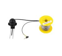 CHICIRIS Single Fishing Camera 3.5mm Plug Underwater Fish Finder with Cable | HD 720x480 CVBS Video, 195° Wide Angle, 940nm LED, Aluminum Alloy Housing, Cold-proof Tensile Cable for Marine Fishing