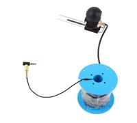 CHICIRIS Single Fishing Camera 3.5mm Plug Underwater Fish Finder with Cable | HD 720x480 CVBS Video, 195° Wide Angle, 940nm LED, Aluminum Alloy Housing, Cold-proof Tensile Cable for Marine Fishing