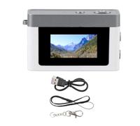 CHICIRIS Small Camera, Compact Lightweight USB Rechargeable Camera for Student, With 1080P Resolution, Ideal for Campus Recording, ABS Material (White)