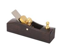 CHICIRIS Small Hand Planer Lightweight Flat Bottom Tool for Straight Objects Planing Trimming Durable Ebony Wood 3.15in