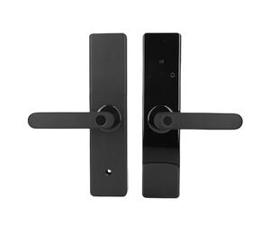 CHICIRIS Smart Door Knob Fingerprint Door Handle Lock with 14.7cm Body Multiple Unlocking Methods for Home Security Aluminum Alloy