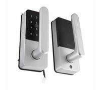 CHICIRIS Smart Door Lock with Bluetooth App Control and Multiple Unlock Methods for Residential Use Zinc Alloy Construction