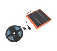 CHICIRIS Solar Plant Grow Light Strip, Monocrystalline Silicon Sunlight Lamp 5V 5W, High Conversion Lightweight Heat Dissipation for Indoor Seedlings Greenhouse Planting