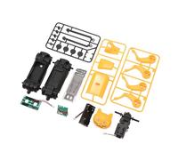 CHICIRIS Solar Powered Robot Dog Toy, Educational STEM Building Robotics Kit for Kids, with Safe ABS Material and 2 AAA Battery Operation