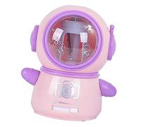CHICIRIS Spaceman Electric Pencil Sharpener, Safe Cartoon Cute Battery Powered USB Powered for Kids Classroom Home Use (Pink)