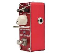 CHICIRIS Speaker Simulator Pedal, Metal Red Guitar Effects with 3 Modes | Compact All-metal Housing, Vintage 60s Phase/chorus Tones, 470k Input Impedance for Universal Compatibility