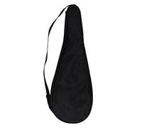 CHICIRIS Squash Racquet Cover Bag, Padded Shockproof Squash Racquet Bag Wear Resistant Tear Resistant Oxford Cloth with Adjustable Shoulder Strap for Sports (Black)