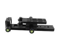 CHICIRIS Stable Teleobjective Support For 20 Cm Lenses with Fast Release Level and Standard Screws 1/4 '' 3/8 '' For Enthusiasts of the Aluminum Aluminum of the Middle Frame Camera Alloy