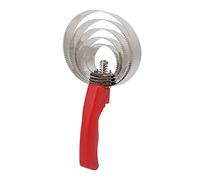 CHICIRIS Stainless Steel Horse Brush Multi-Functional Curry Comb for Shedding and Cleaning Livestock Durable Stainless Steel (5 circle cow and horse comb)