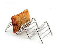 CHICIRIS Stainless Steel V Shaped Taco Holder, Durable & Rustproof Taco Stand for Home Dining, Perfect for Tacos & Hot Dogs, Premium Food Grade Material, 1 Unit (2-3 Grids 6.3x13.