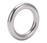 CHICIRIS Stainless Steel Welded O Ring, Marine Grade 304 Rust Resistant Seamless Design, with High Accuracy Polishing, for Sailing Diving Hammocks Yoga and Outdoor Applications (Stainless Steel)