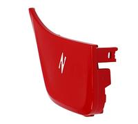 CHICIRIS Steering Wheel Z Button Cover, ABS Steering Wheel Button Trim, Scratch Protection Smooth Edge Easy Install Replacement for C8 2020 to Present Drivers (Red)