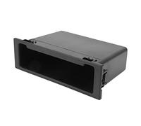 CHICIRIS Stereo Radio Storage Box, Dash Mount Black ABS Large Storage Space Dash Radio Inner Organizer Dashboard Pocket for Car