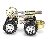 CHICIRIS Stirling Engine Model Miniature Car Motor for Educational Physics Science Experiment Toy Gifts for Mechanical Learning Entusiasts Zinc Alloy Material