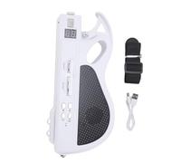 CHICIRIS Stringless Smart Guitar, Kids Electric Guitar Toy with LED Lights and Rechargeable Battery, Wireless Bluetooth Music Instrument for Boys Girls Age 3 and Up (White)