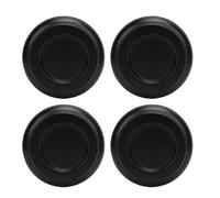 CHICIRIS Sturdy and Durable, Solid Wood Foam Piano Caster Cups Non Slip Anti Noise Pads, Universal Compatibility, Secure and Stable, Prevent Floor Damage, Reduce Floor Load, with Stable (Black)