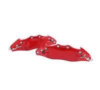 CHICIRIS Stylish Red Brake Caliper Covers, Easy Installation, Metal, Custom Touch, Universal Fit, Brake Caliper Covers, for 16-17 Inch or Over 18 Inch Wheels, 9.4 X 2.6 X 1.6in, 10.8 3 (L)