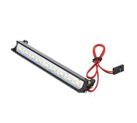 CHICIRIS Super Bright RC Car Roof Lamp, LED Light Bar for Truck RC Car, Aluminum Alloy Light Bar for Redcat, Axial SCX10 D90, HPI, Glows in Dark to Improve Visibility (115mm)