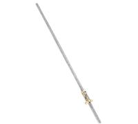 CHICIRIS T8 Stainless Steel Threaded Rod Lead Screw with Precision Anti Backlash Nut for 3D Printer Parts, 8mm 2mm Pitch 300mm Length for Engraving Machine (400mm)