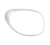 CHICIRIS Tail Light Decoration Ring, Chrome Tail Lamp Trim Ring Replacement for 500L 2014-2018 for Vehicles (Left: 68235995AA)