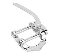 CHICIRIS Tailpiece Vibrato Bridge, Zinc Alloy Tremolo System with Roller Fixing Rod and Complete Tools for Tele Sg Electric Guitar (Silver)