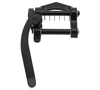 CHICIRIS Tailpiece Vibrato Bridge, Zinc Alloy Tremolo System with Roller Fixing Rod and Complete Tools for Tele Sg Electric Guitar (Black)