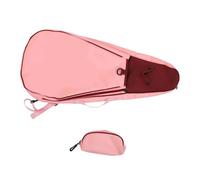 CHICIRIS Tennis Bag, Water Proof Scratch Proof Net Bag for Tennis Badminton Racket Shoes with Multiple Compartments Pressure Release System, Pink 77x33x10cm