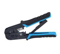 CHICIRIS Terminal Crimper, Ergonomic Easy Shear Device for Long Lasting Use, Perfect for Home Repairs, Alloy Steel in Blue Black, 1 Unit
