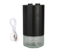 CHICIRIS Therapy Diffuser, Professional Aluminum Alloy Waterless Spray Timer Function Essential Oil Car Aromatherapy Diffuser for Car Home (Button)