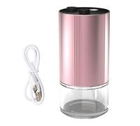 CHICIRIS Therapy Diffuser, Professional Aluminum Alloy Waterless Spray Timer Function Essential Oil Car Aromatherapy Diffuser for Car Home (Button)